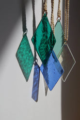 Rauten Fensterdeko zum Aufhängen